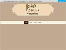 Tablet Screenshot of bedoysbakery.com